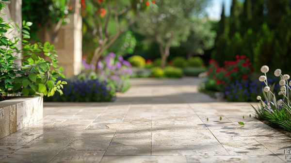 Avantages des pavés en travertin pour jardins